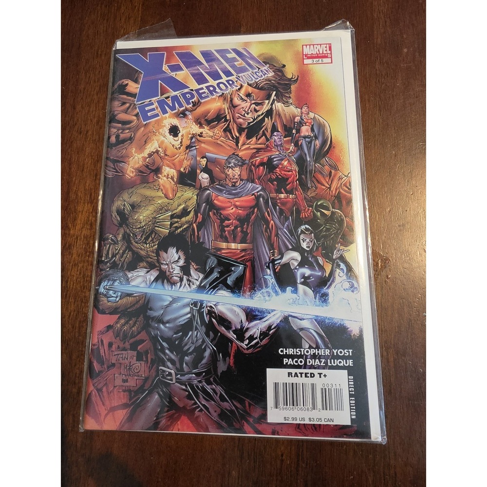 Marvel Comics X-Men Emperor Vulcan Comic Book Christopher Yost Paco Diaz